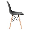 Ver imagem 5 de Conjunto de Mesa Redonda Eames 100cm Preto + 4 Cadeiras Eiffel Dsw Preto
