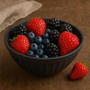 Ver imagem 4 de Jogo 6 Tigelas Bowl Plástico 400ml Preto 14x6cm Cumbuca Servir Sobremesas Frutas