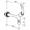 Ver imagem 2 de Torneira Pratika Cromado de Cozinha 1157-p-cr Fabrimar