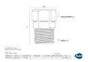 Ver imagem 3 de NIPLE Com Porca Giratória 1/2" Cromado - 170611 Blukit NIPLE COM PORCA LIVRE CROMADO 1/2 MXF