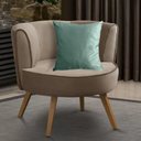 Ver imagem 2 de Capa para Almofada em Veludo Liso Quadrada Verde Menta