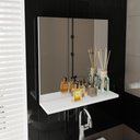 Ver imagem 2 de Espelheira para Banheiro 45cm com Prateleira Multimóveis CR10115 Branco