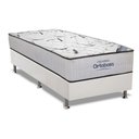 Ver imagem 1 de Cama Box Solteiro: Colchão Espuma Ortobom D45 High Foam + Base CRC Courano White(88x188)