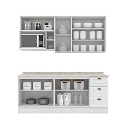 Cozinha Compacta 5 Peças Com Tampo Amy Casa 812 - 3