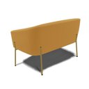 Ver imagem 3 de Sofá 2 Lugares Namoradeira Pé de Ferro Dourado Stella Bouclê D03 - D’Rossi
