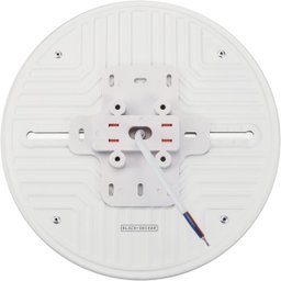 Painel Led 2x1 32w Borda Infinita Redondo, 3000k 100-240v Black+decker - 3