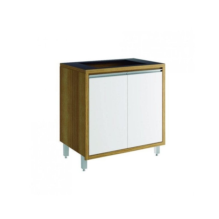 Balcão de Cozinha 2 Portas Nice Ditália Móveis Balcão de Cozinha 2 Portas Nice Ditália Móveis