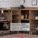 Ver mais imagens de Cozinha Completa de Canto 7 Peças com Tampo e Vidro Reflecta 468cm Lari Luciane Móveis