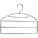 Ver imagem 1 de Cabide Triplo para Organizar Calças Calceiro Transparente Closet Guarda Roupas Cinquetti