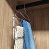 Cabide Triplo para Organizar Calças Calceiro Transparente Closet Guarda Roupas Cinquetti - 3
