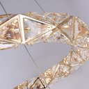 Ver imagem 3 de Lustre Pendente Nordecor Kazy 2882 Ouro Brilho Led Bivolt
