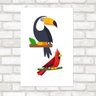 Poster Decorativo Aves Tucano N010226 30X40CM - 1