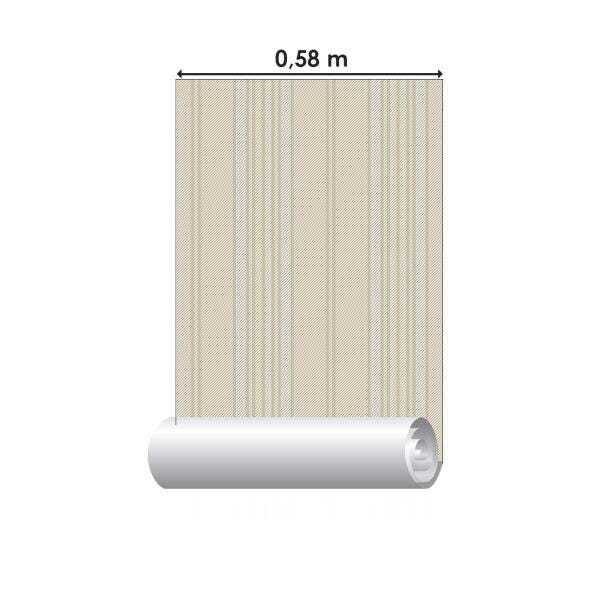 Papel de Parede Adesivo Listrado N010033 Rolo 0,58X3,00M - 5