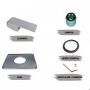 Ver imagem 5 de Acabamento de Registro Monocomando Quadrado Cromado Docol