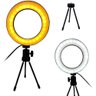 Iluminador Ring Light Tripe Mesa Led Portatil Youtube Foto Video Controle Usb Quente/fria Luz 8 Pl - 2
