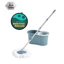 Ver imagem 1 de Balde Mop Giratório Esfregão 360 Cabo Inox Refil 8 Litros