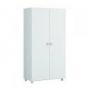 Ver imagem 2 de Armário Multiuso 163cm x 86cm 2 Portas 6 Nichos Espaço para Vassoura Branco