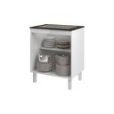 Ver imagem 5 de Balcão de Cozinha Fabi para Fogão Cooktop 4 Bocas Móvel Armário Funcional Branco Mobília Decor