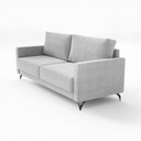 Ver imagem 4 de Sofá 3 Lugares Sevilha Living Linho Cinza 200cm