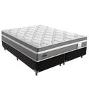Ver imagem 1 de Cama Box Queen e Colchão Molas Ensacadas Berlim Probel:preto