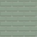 Ver imagem 4 de Papel de Parede Adesivo Tijolinho em Tons de Verde Menta 12m