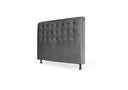 Ver imagem 1 de Cabeceira De Cama Box Ana Queen 160cm X 118cm Suede Cinza Ms Decor