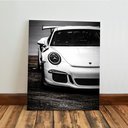 Ver imagem 4 de Kit 3 Quadro Decorativo Carro Esportivo 911 Hypercar Super Qualidade Premium Luxo Moderno 40x28cm