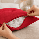 Ver imagem 3 de Almofada Encosto Triangular Cama Leitura Cabeceira Suede
