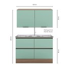 Ver imagem 3 de Composição Cozinha Modulada Etna 2 Peças Poliman