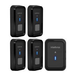 Campainha sem Fio Cib 101 com 4 Pontos Externos Intelbras - 1