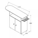 Ver imagem 3 de Armário Multiuso 2 Portas com Tábua de Passar MP-50 