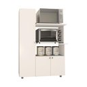 Ver imagem 2 de Armário de Cozinha para Forno/micro-ondas com 3 Portas Multimóveis Cr20348 Branco