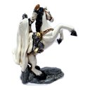 Ver imagem 3 de Cavaleiro Templário com Cavalo e Bandeira 00061 Prateado