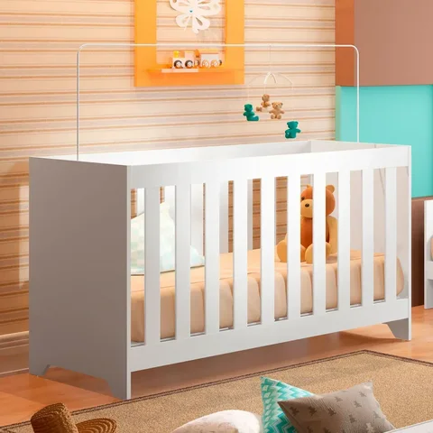 Berço Mini Cama 3 em 1 Multifuncional 133cm x 80cm