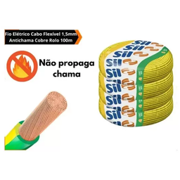 CABO FLEX 750V 2,5MM AZUL - SIL Amarelo - 3