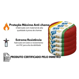 CABO FLEX 750V 2,5MM AZUL - SIL Amarelo - 2