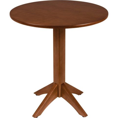 Mesa Madeira Tramontina London 2 Lugares 70cm Tauarí Amêndoa Redonda Tramontina