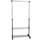 Ver imagem 1 de Arara Sapateira Regulável 80 a 155cm Ordene Expositor Calçados Closet Rodinhas My Closet