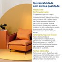 Ver mais imagens de Sofá Modular Braço Lateral com Pé Metal Sôma CabeCasa MadeiraOriginals