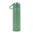 Ver imagem 1 de Garrafa Termica com Copo Parede Dupla Inox Squeeze 500ml Verde