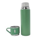 Ver imagem 2 de Garrafa Termica com Copo Parede Dupla Inox Squeeze 500ml Verde