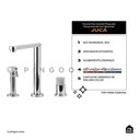 Ver imagem 5 de Kit Cuba para Cozinha com Acessórios Jarauara e Torneira Misturador Monocomando com Desviador Juc