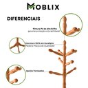 Ver imagem 3 de Cabideiro com 8 Ganchos em Madeira Maciça Natural