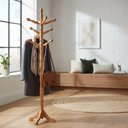 Ver imagem 1 de Cabideiro com 8 Ganchos em Madeira Maciça Natural