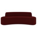 Ver imagem 6 de Sofá 4 Lugares para Sala de Estar Living 260cm Koane D06 Veludo Bordô - Mpozenato