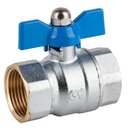 Ver imagem 1 de Válvula Esfera em Latão F-f Bsp Pn25 Borboleta 3/4"" - 3035 05 - Genebre Válvula Esfera em Latão F-f