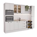 Ver mais imagens de Cozinha Completa com Balcão Milla Rose 11 Portas 3 Gavetas MDF Branco Móveis Carraro