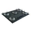 Ver imagem 2 de Fogão Cooktop Gás 5 Bocas Ultra Chama 127v/220 Preto