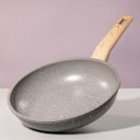 Ver imagem 2 de Frigideira Revestimento Cerâmico Cinza Marmorizado Fundo Indução Prime 24cm - Fratelli