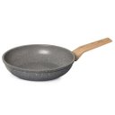 Ver imagem 1 de Frigideira Revestimento Cerâmico Cinza Marmorizado Fundo Indução Prime 24cm - Fratelli